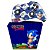 KIT Capa Case e Skin Xbox One Fat Controle - Sonic The Hedgehog - Imagem 1