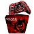 KIT Capa Case e Skin Xbox One Slim X Controle - Gears of War - Skull - Imagem 1