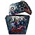 KIT Capa Case e Skin Xbox One Slim X Controle - Avengers - Age of Ultron - Imagem 1