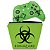 KIT Capa Case e Skin Xbox One Slim X Controle - Biohazard Radioativo - Imagem 1
