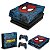 KIT PS4 Fat Skin e Capa Anti Poeira - Homem-Aranha Spider-Man Comics - Imagem 1