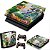 KIT PS4 Slim Skin e Capa Anti Poeira - Plants Vs Zombies Garden Warfare - Imagem 1