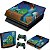 KIT PS4 Slim Skin e Capa Anti Poeira - Rick And Morty Mario - Imagem 1