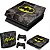 KIT PS4 Slim Skin e Capa Anti Poeira - Batman Comics - Imagem 1