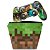 KIT Capa Case e Skin PS4 Controle  - Minecraft - Imagem 1