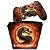 KIT Capa Case e Skin PS4 Controle  - Mortal Kombat - Imagem 1