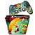 KIT Capa Case e Skin PS4 Controle  - Rayman Legends - Imagem 1