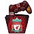 KIT Capa Case e Skin PS4 Controle  - Liverpool - Imagem 1