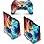 KIT Capa Case e Skin PS4 Controle  - Dragon Ball Super Vegeta Ssj God - Imagem 2