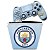 KIT Capa Case e Skin PS4 Controle  - Manchester City Fc - Imagem 1