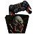 KIT Capa Case e Skin PS4 Controle  - Zombie Zumbi The Walking - Imagem 1