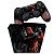 KIT Capa Case e Skin PS4 Controle  - Deadpool 2 - Imagem 1