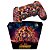 KIT Capa Case e Skin PS4 Controle  - Os Vingadores: Guerra Infinita - Imagem 1
