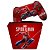 KIT Capa Case e Skin PS4 Controle  - Homem Aranha Spider-Man - Imagem 1