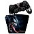 KIT Capa Case e Skin PS4 Controle  - Venom - Imagem 1