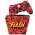 KIT Capa Case e Skin PS4 Controle  - The Flash Comics - Imagem 1