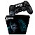 KIT Capa Case e Skin PS4 Controle  - The Last Of Us Part 2 Ii B - Imagem 1