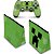 KIT Capa Case e Skin PS4 Controle  - Creeper Minecraft - Imagem 2
