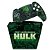 KIT Capa Case e Skin PS5 Controle - Hulk Comics - Imagem 1