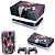 KIT PS5 Capa Anti Poeira e Skin -Arlequina Harley Quinn - Imagem 1