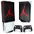 KIT PS5 Skin e Capa Anti Poeira - Jordan Flight - Imagem 1