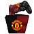 KIT Capa Case e Skin PS4 Controle  - Manchester United - Imagem 1