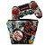 KIT Capa Case e Skin PS4 Controle  - Deadpool - Imagem 1