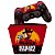 KIT Capa Case e Skin PS4 Controle  - Red Dead Redemption 2 - Imagem 1