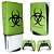 KIT PS5 Skin e Capa Anti Poeira - Biohazard Radioativo - Imagem 1