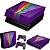 KIT PS4 Pro Skin e Capa Anti Poeira - Rainbow Colors Colorido - Imagem 1