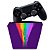 Capa PS4 Controle Case - Rainbow Colors Colorido - Imagem 1
