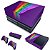 KIT Xbox One Fat Skin e Capa Anti Poeira - Rainbow Colors Colorido - Imagem 1