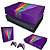 KIT Xbox One X Skin e Capa Anti Poeira - Rainbow Colors Colorido - Imagem 1
