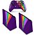 KIT Capa Case e Skin Xbox One Fat Controle - Rainbow Colors Colorido - Imagem 2