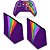 KIT Capa Case e Skin Xbox One Slim X Controle - Rainbow Colors Colorido - Imagem 2