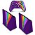KIT Capa Case e Skin Xbox Series S X Controle - Rainbow Colors Colorido - Imagem 2