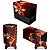 KIT Xbox Series X Capa Anti Poeira e Skin - Fire Flower - Imagem 1