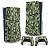 Skin PS5 Slim Vertical - Camuflado Verde - Imagem 1