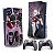 Skin PS5 Slim Vertical - Arlequina Harley Quinn - Imagem 1