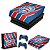 Kit PS4 Fat Skin Anti Bolha e Capa Anti Poeira - Bahia B - Imagem 1