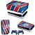 KIT PS5 Fat Capa Anti Poeira e Skin Anti Bolha - Bahia B - Imagem 1