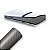 Skin PS5 Pro Central - Fibra de Carbono Cinza - Imagem 1