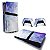 Skin PS5 Pro Horizontal - Folhas Lilás - Imagem 1