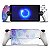 Skin Anti-Rage Playstation Portal PS Adesivo - Folhas Lilás - Imagem 1