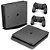 PS4 Slim Skin - Fibra de carbono Cinza Grafite - Imagem 1