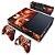 Xbox One Fat Skin - Fire Flower - Imagem 1