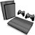 PS3 Super Slim Skin - Fibra de Carbono Cinza Grafite - Imagem 1