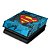 PS4 Slim Capa Anti Poeira - Super Homem Superman Comics - Imagem 2