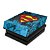 PS4 Fat Capa Anti Poeira - Super Homem Superman Comics - Imagem 2