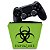 Capa PS4 Controle Case - Biohazard Radioativo - Imagem 1